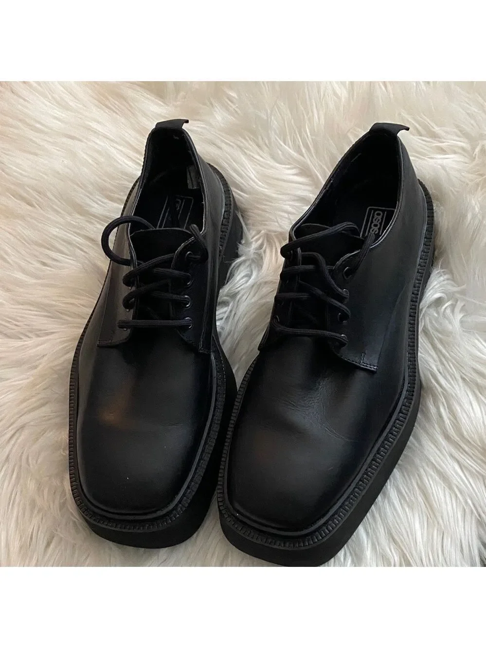 ASOS Black platform Men's Shoes